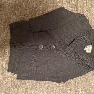 Cardigan Shawl Collar Charcoal
